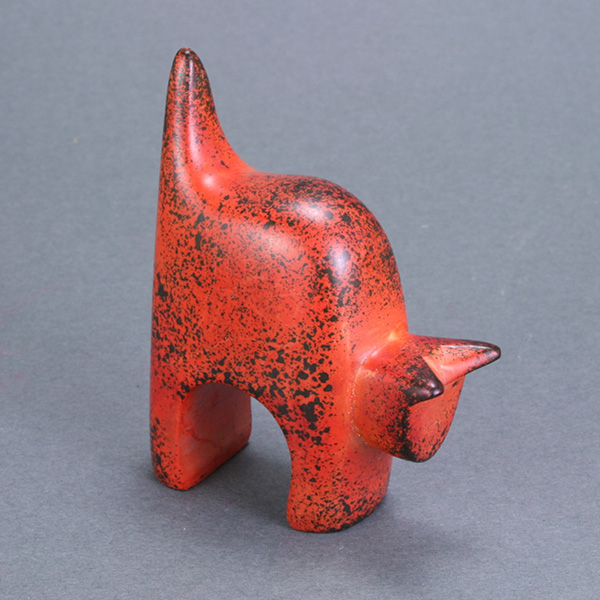 Carved Soapstone Kitty Carved Soapstone Kitty