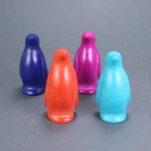 Carved Soapstone Penguins Carved Soapstone Penguins